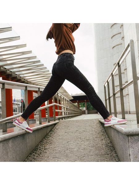 Adidași barefoot Barebarics Wave alb-roz