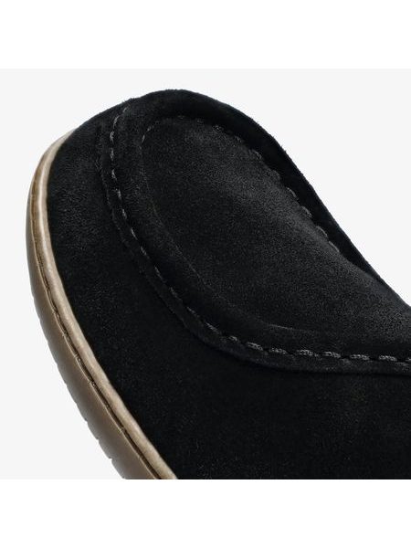 Barefoot Mokasíny GROUNDIES® Cricket Černé