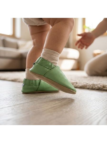 RAYVE CRAVITOS SOFT Green | Dětské barefoot capáčky