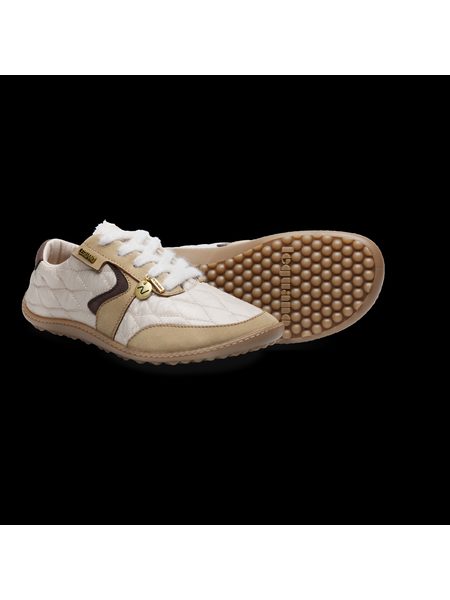 Barefoot Tenisky LEGUANO Nightstep Cosy krémové