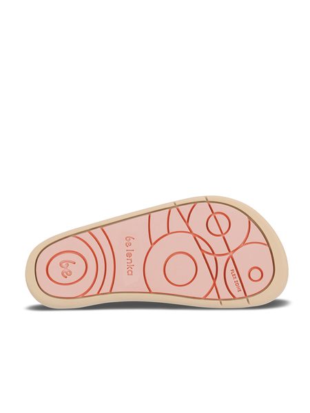 Sandálias barefoot de criança Be Lenka Miami Kids - Coral Sparkle