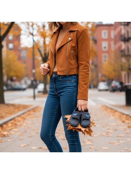 Dětské Barefoot Přezůvky GROUNDIES® Blokhus Kids Modré