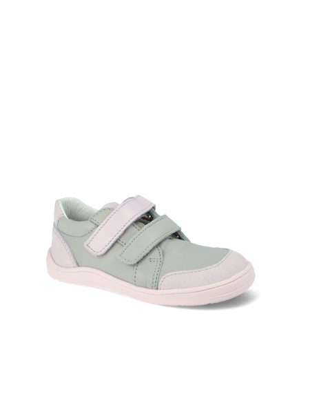 BABY BARE FEBO GO Grey Pink Asfaltico | Dětské barefoot tenisky