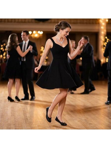 ANGLES CALISTO Black | Dámské barefoot baleriny