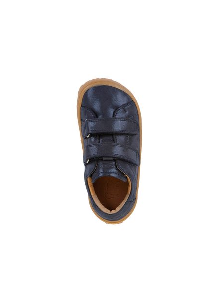 FRODDO TENISKY BAZE LEATHER D-VELCRO Blue+ | Dětské barefoot tenisky