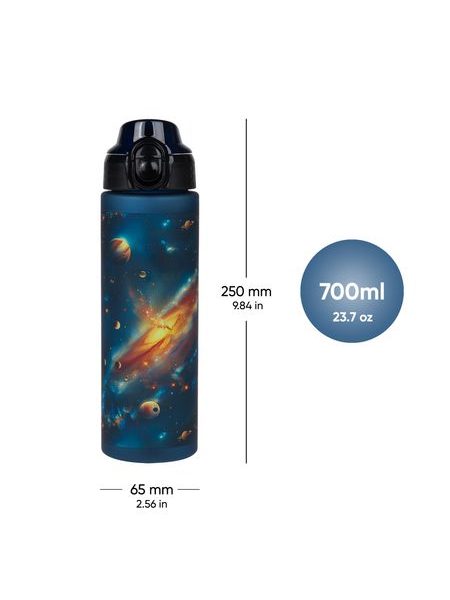 BAAGL Tritanová láhev na pití Vesmír, 700 ml