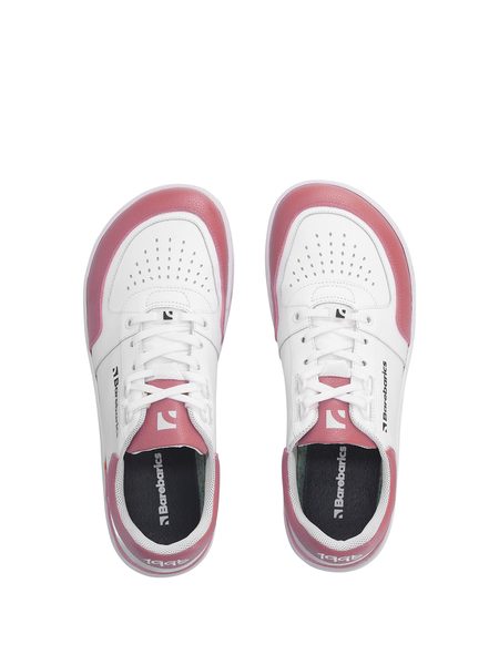 Ténis barefoot Barebarics Wave branco e rosa