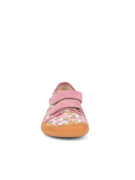 FRODDO SNEAKER CANVAS White/Pink | Dětské barefoot tenisky