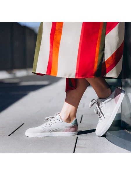 Dámské Barefoot Tenisky GROUNDIES® Nova GS1 Béžovo Růžové