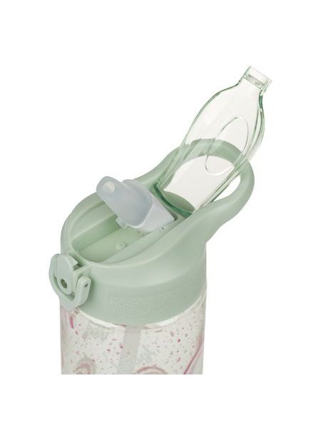 BAAGL Tritanová láhev na pití s brčkem Duha 500 ml
