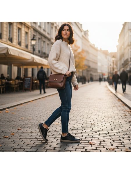 Dámské zateplené Barefoot Tenisky GROUNDIES® Universe Teddy Černé
