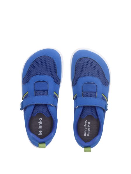 Ténis barefoot de criança Be Lenka Glade Preschool azul e verde
