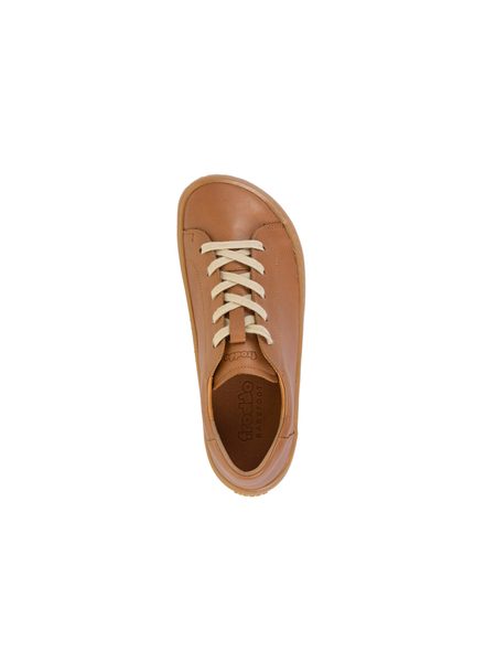 FRODDO TENISKY LEATHER LACES Cognac III | Barefoot tenisky