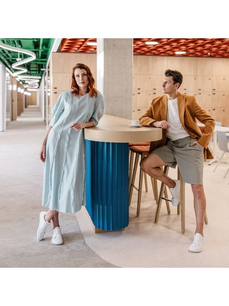 SHAPEN TENISKY FEELIN Uni White Leather | Barefoot tenisky