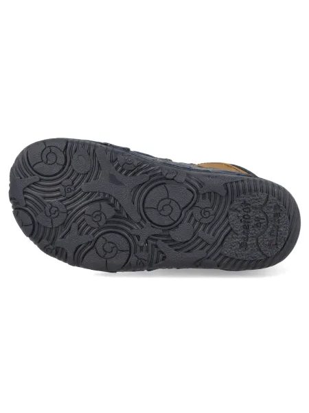 Dětské barefoot celoroční boty D.D.STEP S073-52363A Bermuda Blue