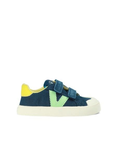 Kinder-Barfußsneaker VICTORIA OLIVER LONA Marineblau