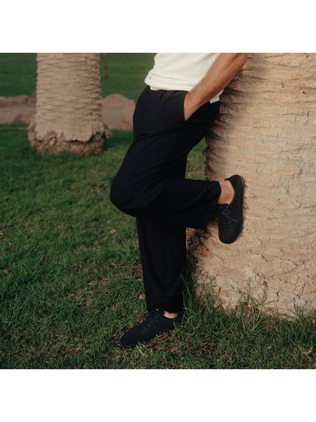 Pánské Barefoot Tenisky GROUNDIES® Amsterdam Černé