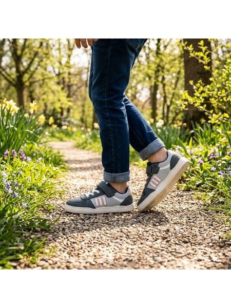 MTNG FREE Petroleo | Dětské barefoot tenisky