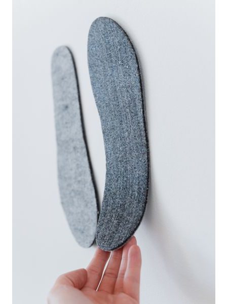 VTR VLOŽKY DO BOT BAREFOOT JUSTAR Šedé 2