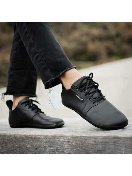 SALTIC SMART Black Nappa | Barefoot tenisky 2