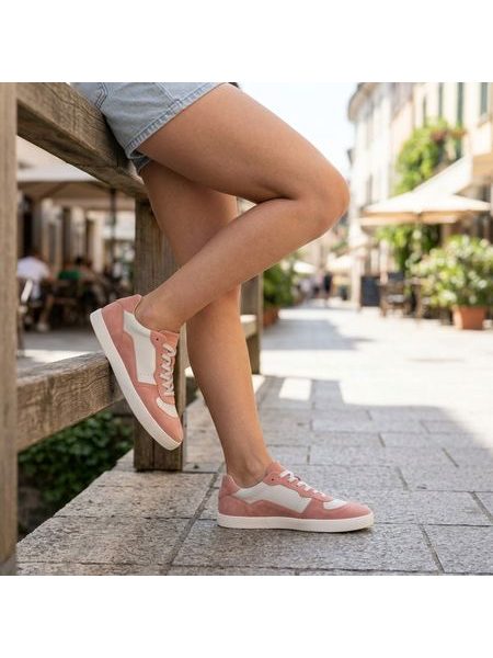 GROUNDIES® Nova VIC Edition Růžové / White | Dámské sportovní tenisky