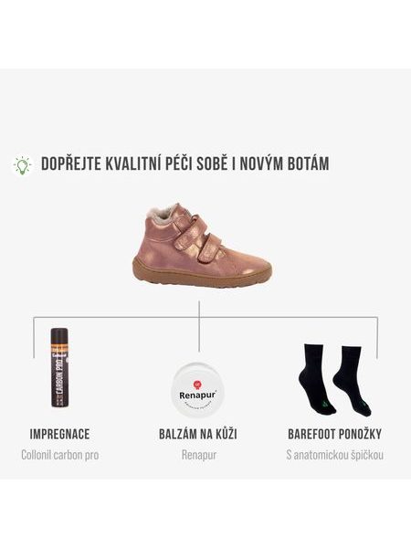 FRODDO ZIMNÍ FURRY Pink Gold