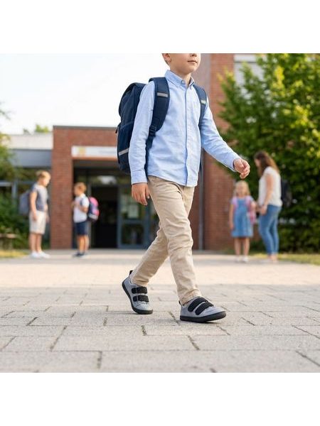 Detské Barefoot Tenisky PEGRES BF57U čierne