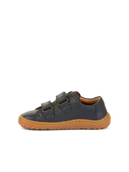 FRODDO TENISKY BASE LEATHER D-VELCRO Dark Blue | Dětské barefoot tenisky