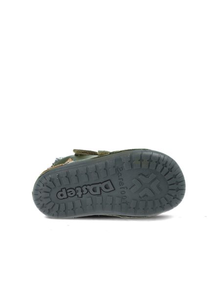 D.D.STEP W070-52893A Emerald | Dětské zimní zateplené barefoot boty