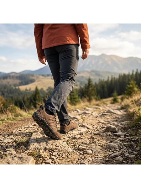 BENNON Barefoot kožené černo/hnědé | Barefoot sportovní outdoorové boty