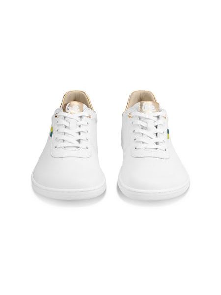 Adidași barefoot Be Lenka Royale albi cu auriu
