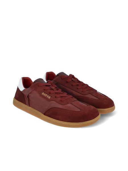 RAYVE RIO LEATHER Bordeaux | Barefoot tenisky