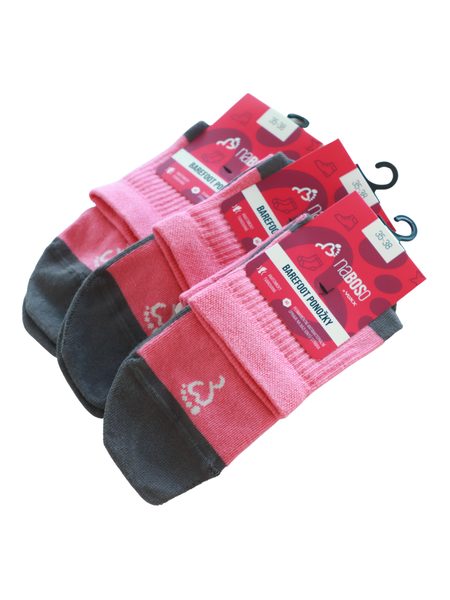 NABOSO BAREFOOT PONOŽKY Růžové 4