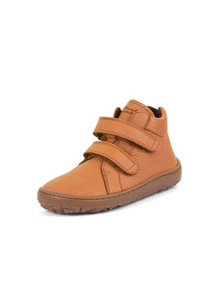 Dětské celoroční barefoot boty FRODDO KOTNÍKOVÉ koňakové