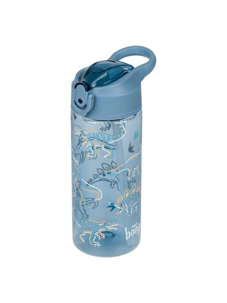 BAAGL Tritanová láhev na pití s brčkem Dino 500 ml
