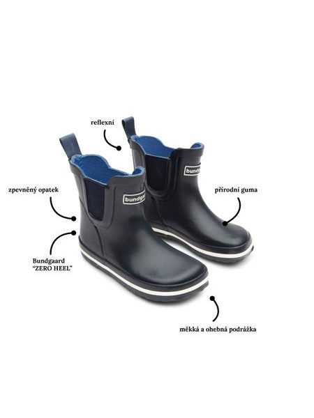 BUNDGAARD SHORT CLASSIC RUBBER BOOT Navy 4