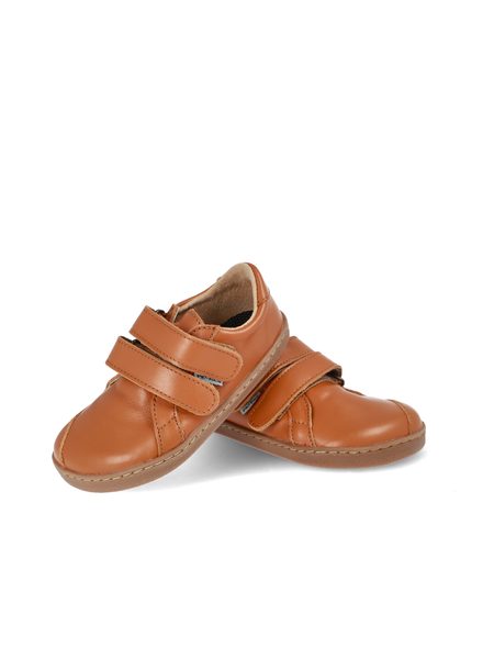 PEGRES CELOROČNÍ TENISKY BF54 0.1 Brown | Dětské barefoot tenisky