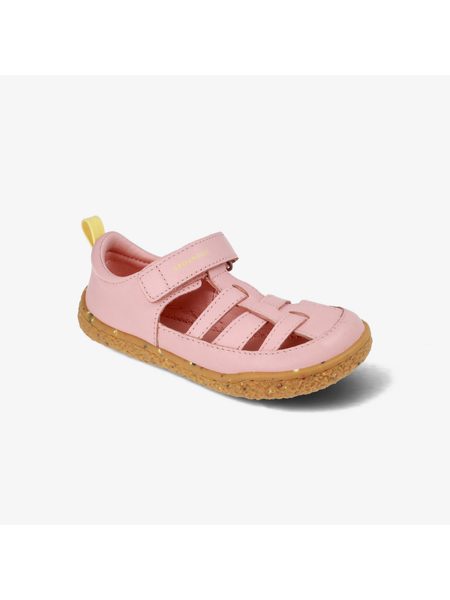 Dětské Barefoot Sandály GROUNDIES® Noto 2.0 Růžovo Citronove
