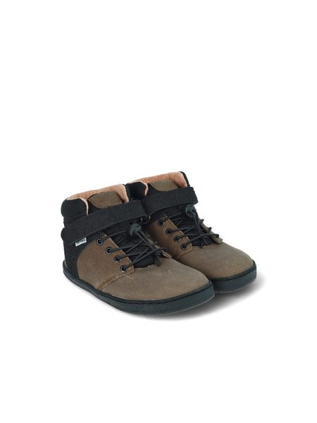 PEGRES CELOROČNÍ BF 56L Zelené | Dětské celoroční barefoot boty