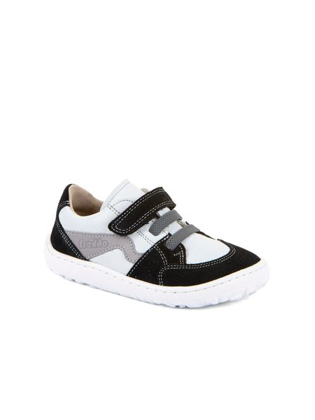 FRODDO TENISKY RIVER White Black | Dětské barefoot tenisky