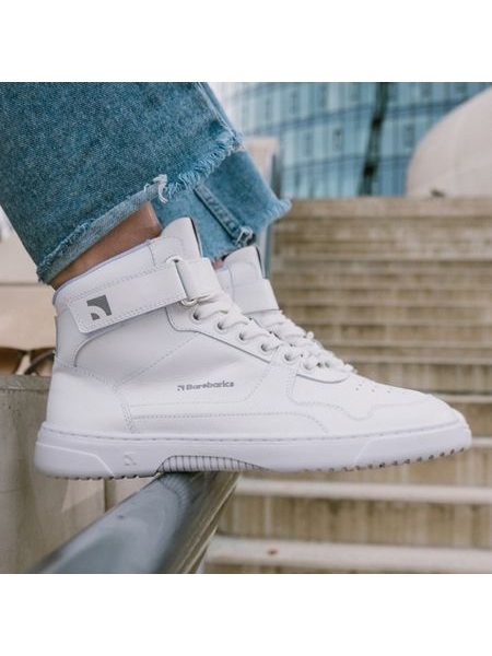 Боси маратонки Barebarics Zing High Top, бели