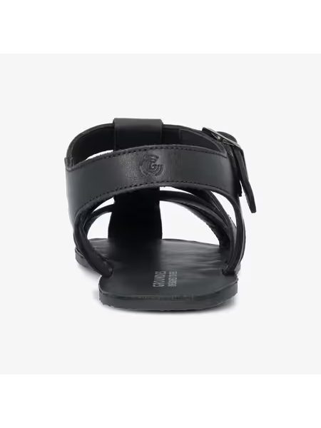 Barefoot Sandály GROUNDIES® Catania Černé