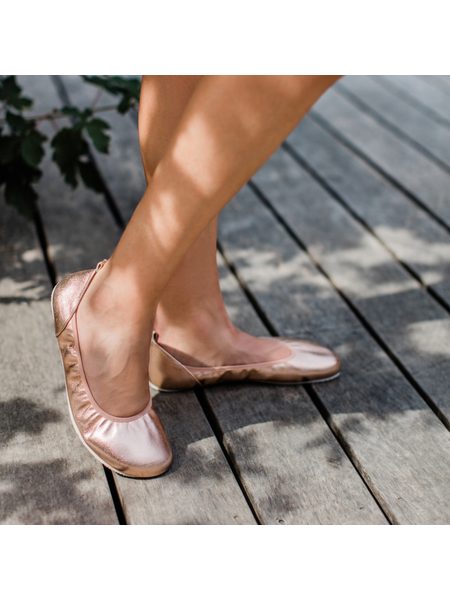 SHAPEN BALERÍNKY TULIP III Regular Rose Gold | Dámské barefoot baleríny