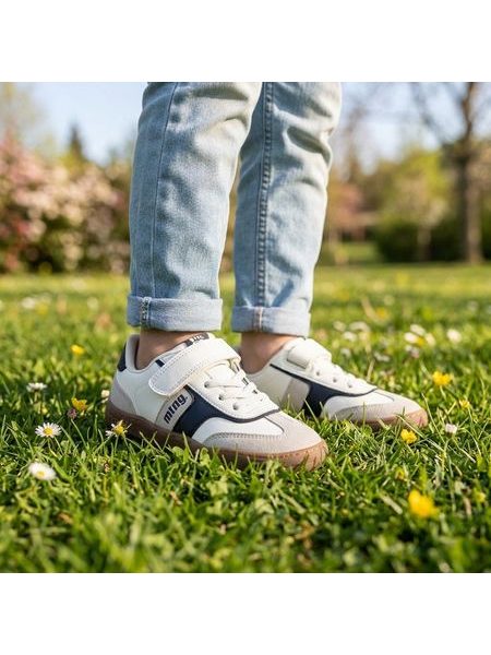 MTNG FREE Blanco | Dětské barefoot tenisky