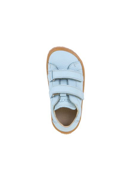 FRODDO TENISKY BAZE LEATHER D-VELCRO Light Blue | Dětské barefoot tenisky