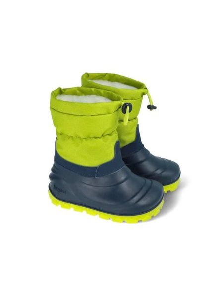 Dětské barefoot zimní sněhule RAYVE SNOWSTORM námořnicky modré/limetkové
