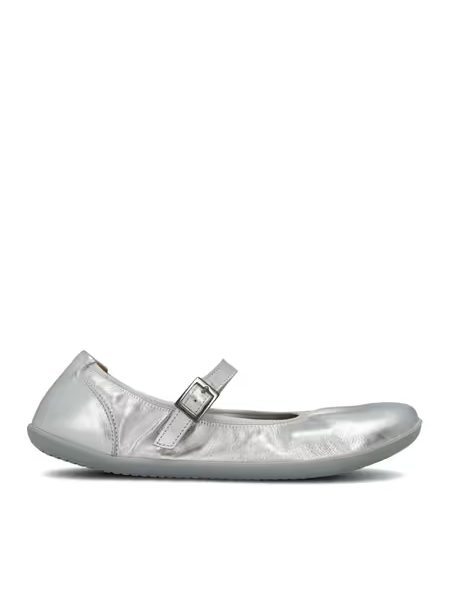 Dámské Barefoot Baleríny GROUNDIES® Amber 2.0 Stříbrné