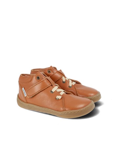 PEGRES CELOROČKY Skinny SBF62 Hnědá | Dětské celoroční barefoot boty