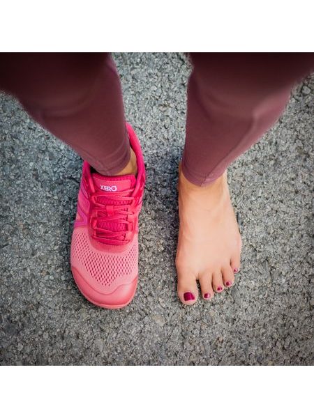 XERO SHOES HFS II Raspberry / Sunset Coral Gradient | Dámské sportovní barefoot tenisky