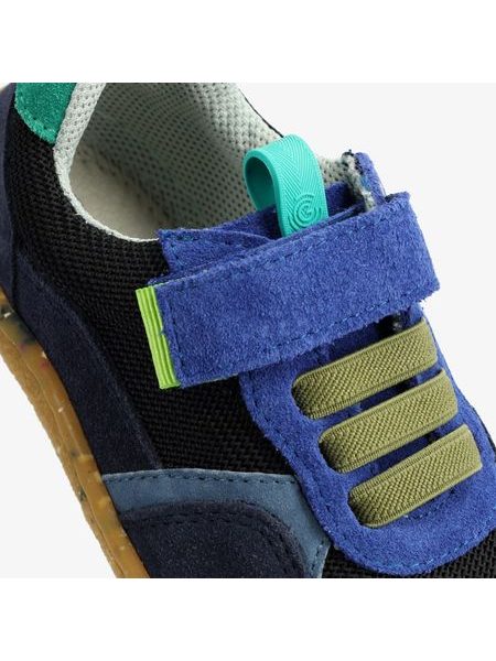 Dětské Barefoot Tenisky GROUNDIES® Lou 2.0 Modrá Mint